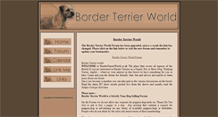Desktop Screenshot of borderterrierworld.co.uk