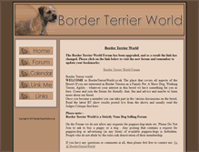 Tablet Screenshot of borderterrierworld.co.uk